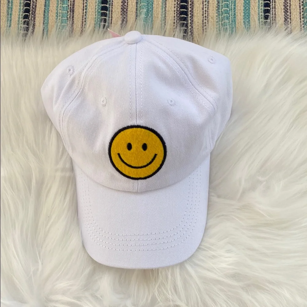 Nwt WOMENS Cap with Yellow Smiley